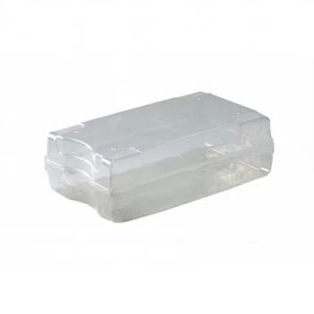 Коробка для хранения обуви М-ПЛАСТИКА, 32х19х10, 5см, прозрачная, пластик