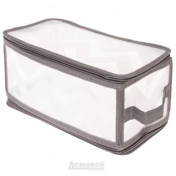 Коробка для хранения BOGGART ЗИГ-ЗАГ, 30х15х15см, с молнией, пластик