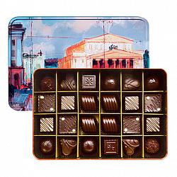 Набор шоколадных конфет Виды Москвы, Красный Октябрь, 255 гр.