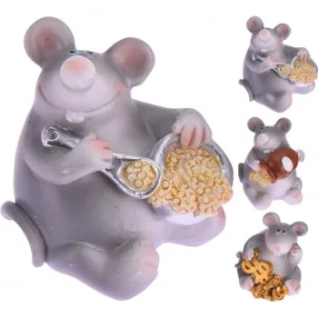 Фигурка декоративная Мышка, размер: 5х4х5,5см