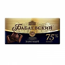 Шоколад Бабаевский элитный 75% какао, 200 гр.