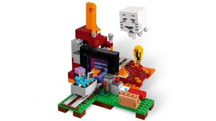 Конструктор Minecraft "Портал в Подземелье" пластик ( 433 дет)